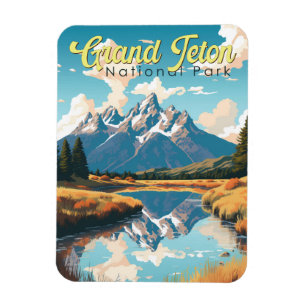 Grand Teton Nationalpark Magnet