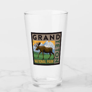 Grand Teton Nationalpark Moose Glas