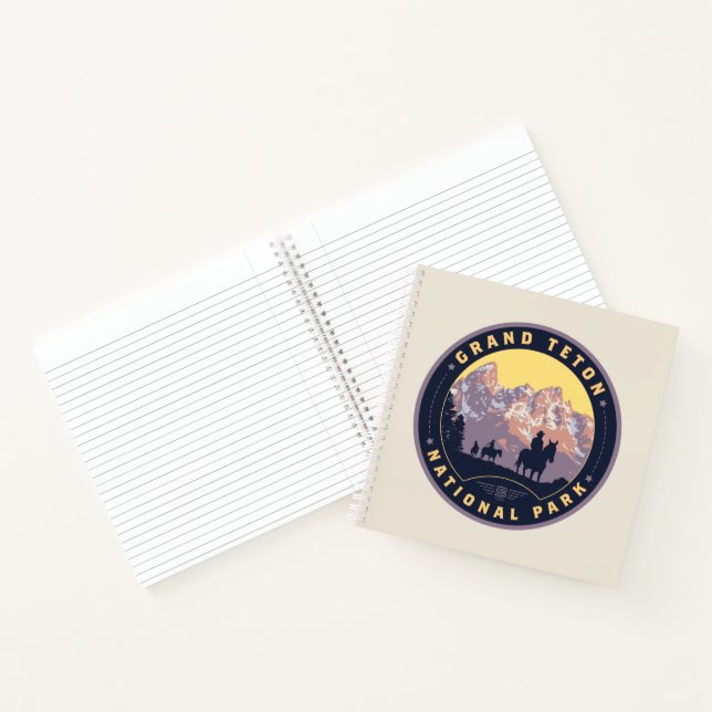 Grand Teton Nationalpark Notizbuch (Innenseite)