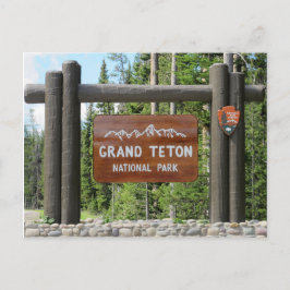 Grand Teton Nationalpark Postcard Postkarte