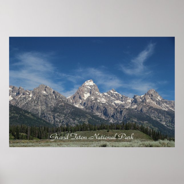Grand Teton Nationalpark Poster (Vorne)