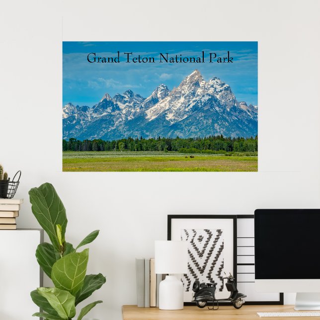 Grand Teton Nationalpark Poster (Heimbüro)