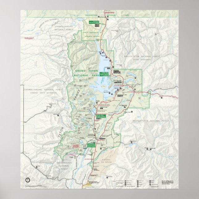 Grand Teton Nationalpark Poster (Vorne)