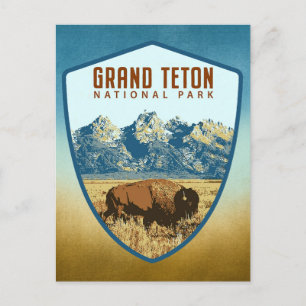 Grand Teton Nationalpark Postkarte