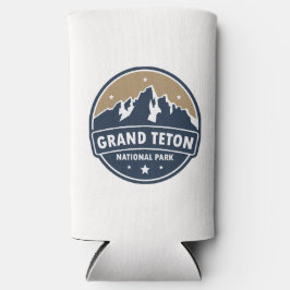 Grand Teton Nationalpark Runde Emblem Selters Dosenkühler