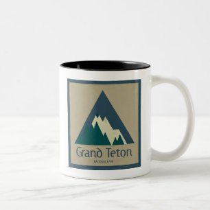 Grand Teton Nationalpark Rustic Zweifarbige Tasse