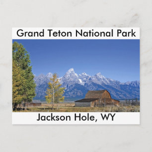Grand Teton Nationalpark Serie 5 Postkarte