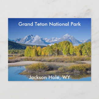 Grand Teton Nationalpark Serie 6 Postkarte