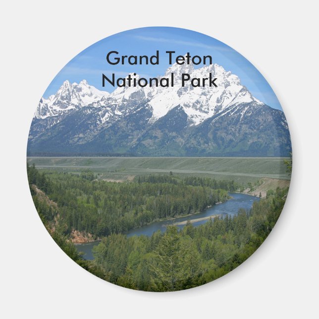 Grand Teton Nationalpark Serie 8 Magnet (Vorne)