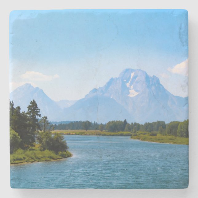 Grand Teton Nationalpark Steinuntersetzer (Vorderseite)