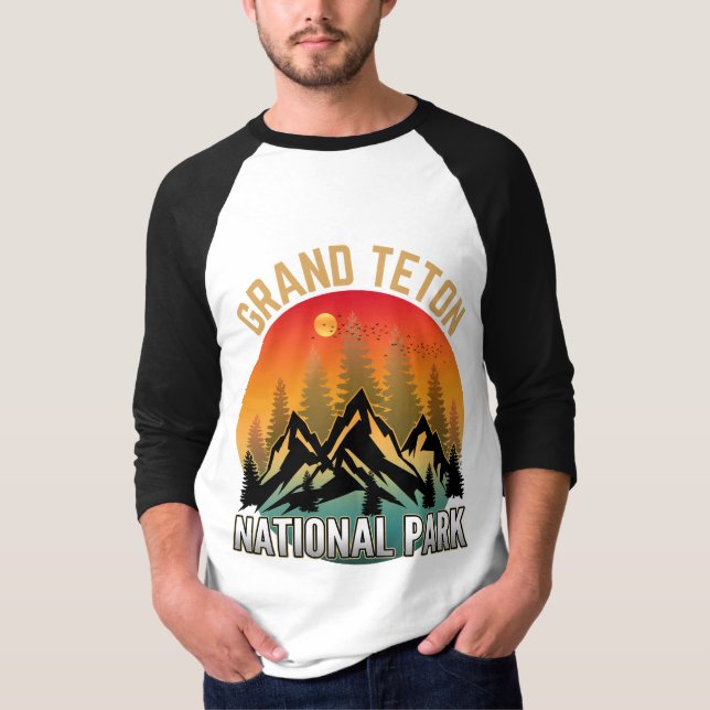 Grand Teton Nationalpark T-Shirt (Vorderseite)