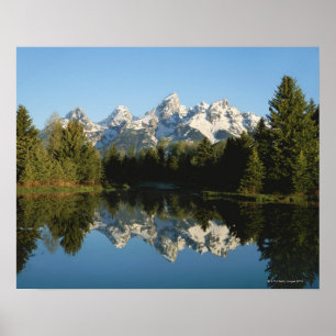 Grand Teton Nationalpark, Teton Range, Wyoming, Poster
