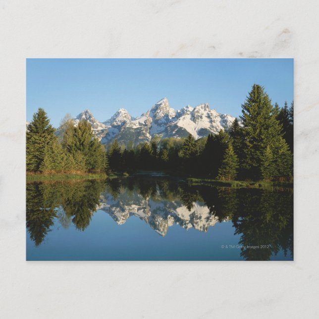 Grand Teton Nationalpark, Teton Range, Wyoming, Postkarte (Vorderseite)