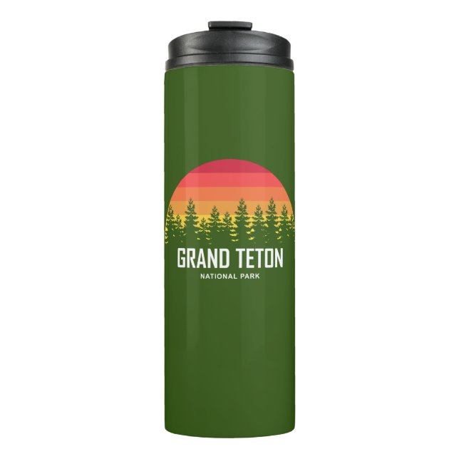 Grand Teton Nationalpark Thermosbecher (Vorderseite)
