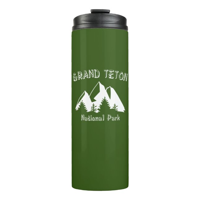 Grand Teton Nationalpark Thermosbecher (Vorderseite)