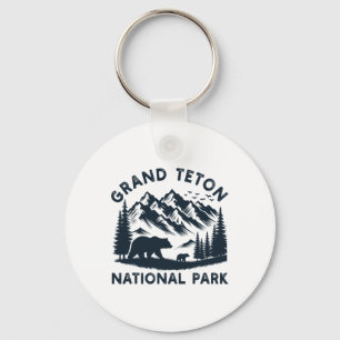 Grand-Teton-Nationalpark Wyoming Bär Wandern Berg Schlüsselanhänger