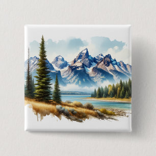 Grand Teton Nationalpark Wyoming Button