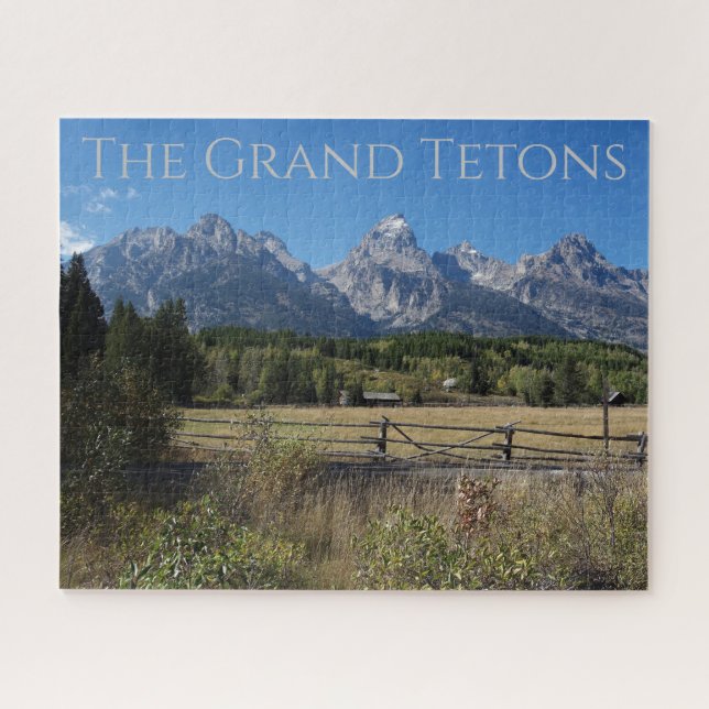 Grand Teton Nationalpark Wyoming Jigsaw Puzzle (Horizontal)