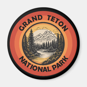 Grand-Teton-Nationalpark Wyoming Magnet