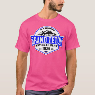 Grand Teton Nationalpark Wyoming Mountains 2 Base T-Shirt
