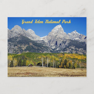 Grand Teton Nationalpark, Wyoming Postkarte