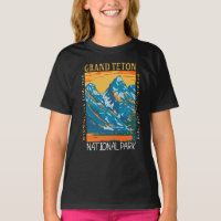 Grand Teton Nationalpark Wyoming Retro erschüttert