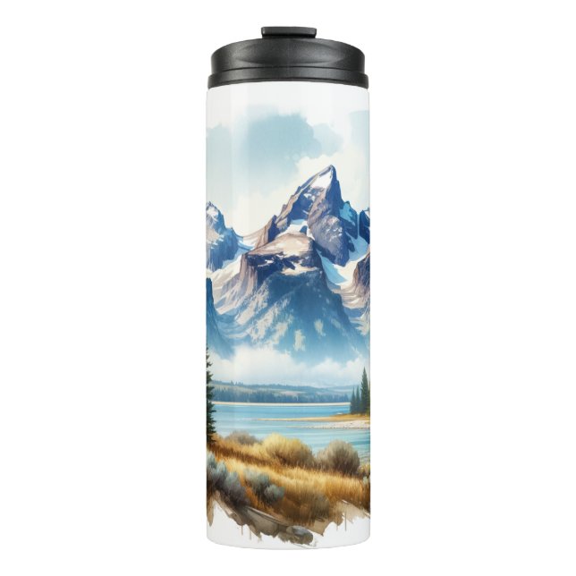Grand Teton Nationalpark Wyoming Thermosbecher (Vorderseite)