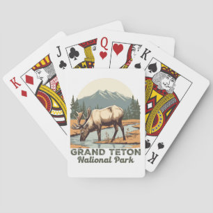 Grand Teton Nationalpark Wyoming Travel Spielkarten