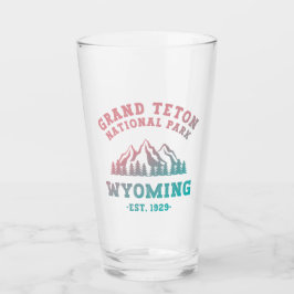 Grand Teton Nationalpark Wyoming USA Gradient Glas