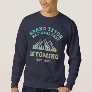 Grand Teton Nationalpark Wyoming USA Gradient Sweatshirt