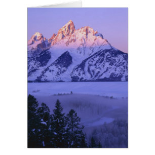 GRAND TETON NATIONALPARK, WYOMING. USA. Nebel &
