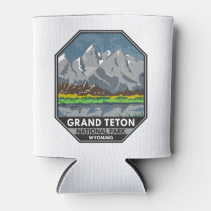 Grand Teton Nationalpark Wyoming Vintag Dosenkühler