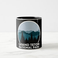 Grand Teton Nationalpark Wyoming Vintag Retro