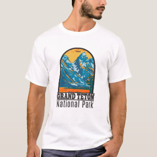 Grand Teton Nationalpark Wyoming Vintag T-Shirt