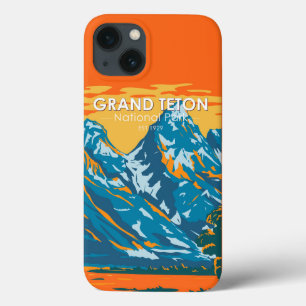 Grand Teton Nationalpark Wyoming Vintage Case-Mate iPhone Hülle