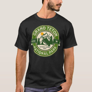 Grand Teton Nationalpark Wyoming Wandern T-Shirt