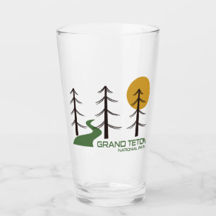 Grand Teton Nationalparkplatz Glas