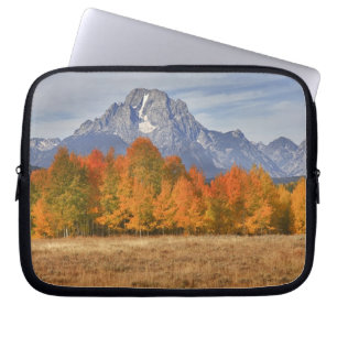 Grand Teton NP, Mount Moran und Espen Laptopschutzhülle