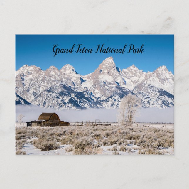 Grand Teton NP Postkarte (Vorderseite)