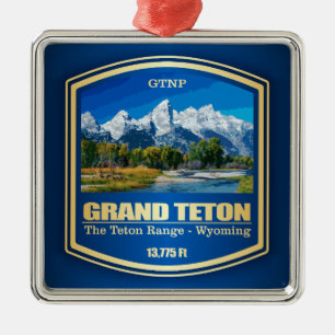 Grand Teton (PF) Ornament Aus Metall