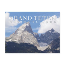 Grand Teton Postcard, Nationalparkkarte