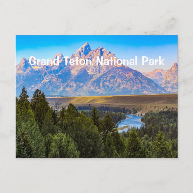 Grand Teton Postcard Postkarte (Vorderseite)