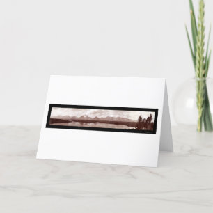 Grand Teton Range WY Photo 1902 Karte