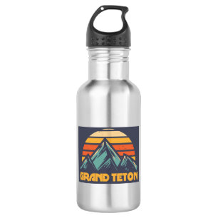 Grand Teton Retro Türkis Edelstahlflasche
