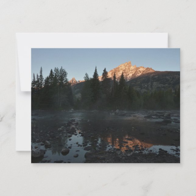 Grand Teton Sunrise in Cottonwood Creek (Vorderseite)