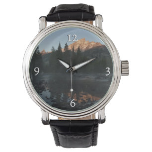 Grand Teton Sunrise in Cottonwood Creek Armbanduhr