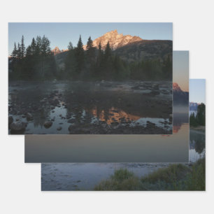 Grand Teton Sunrise in Cottonwood Creek Geschenkpapier Set