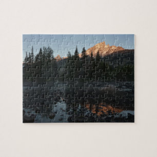 Grand Teton Sunrise in Cottonwood Creek Puzzle