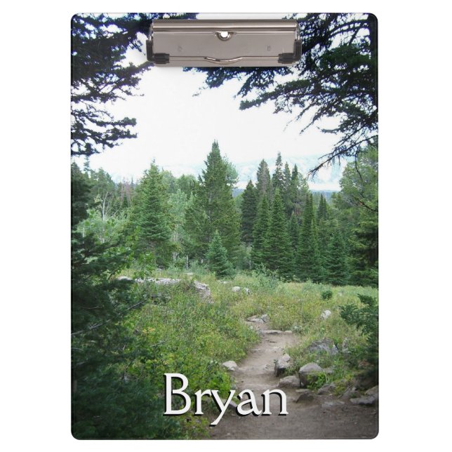 Grand Teton Trail Klemmbrett (Vorderseite)