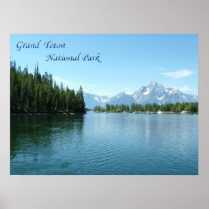 Grand Teton, USA, wyomomoming National Park Poster